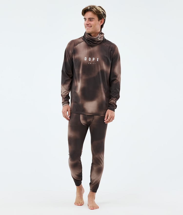 Snuggle Kerrastohousut Miehet MMIX Brown Tiedye, Image 3 of 7