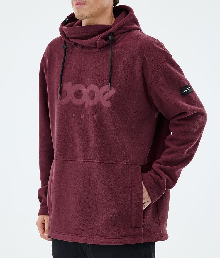 Cozy II Fleece Hoodie Men Burgundy, Image 7 of 7