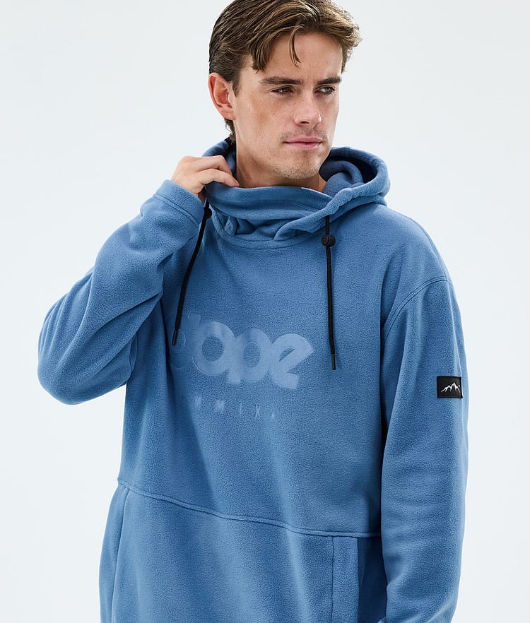 Cozy II Fleece Hoodie Men Blue Steel, Image 2 of 7