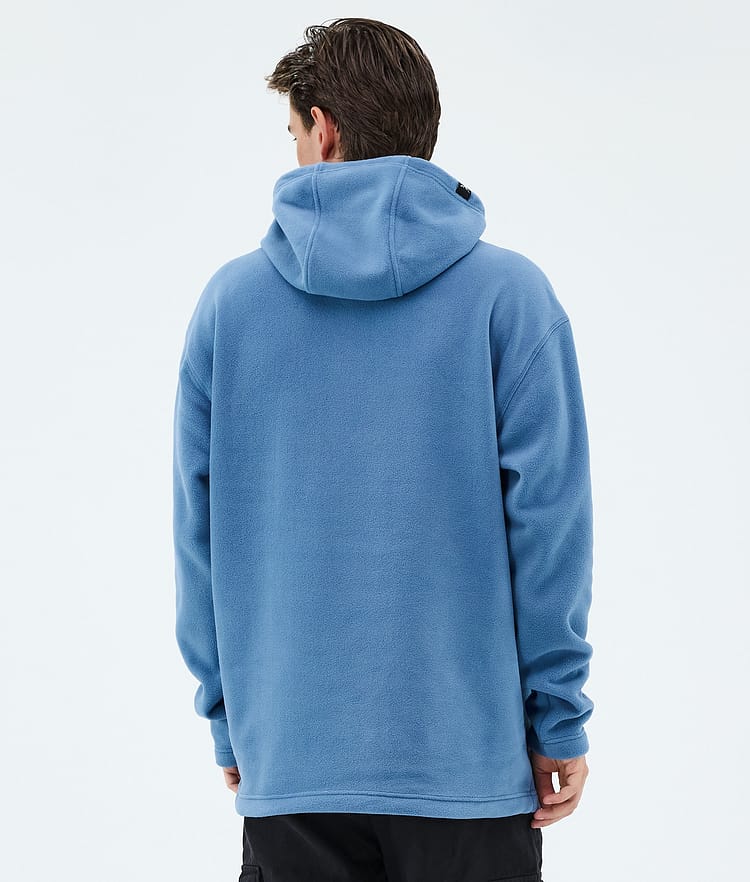 Cozy II Fleece Hoodie Men Blue Steel, Image 6 of 7
