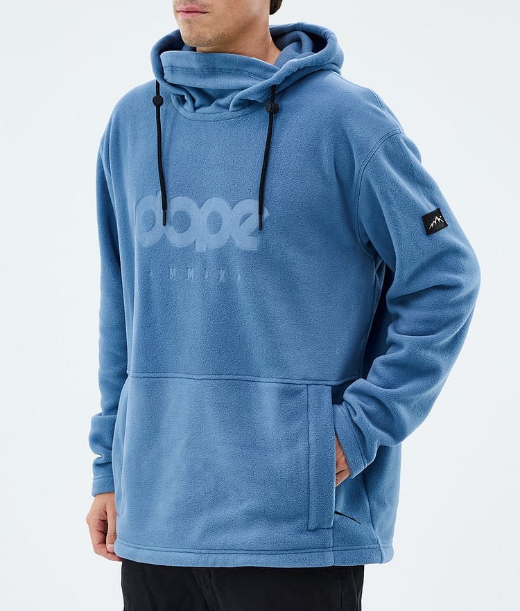 Cozy II Fleece Hoodie Men Blue Steel, Image 7 of 7