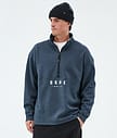 Dope Comfee Midlayer Trui Heren Metal Blue