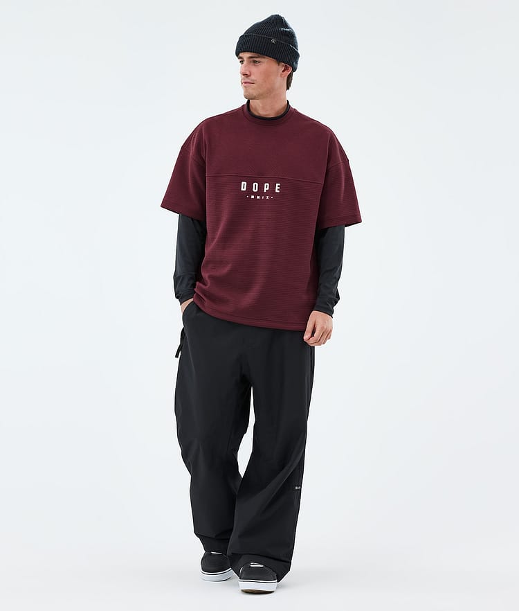 Forge Midlayer T-shirt Heren Burgundy, Image 4 of 6