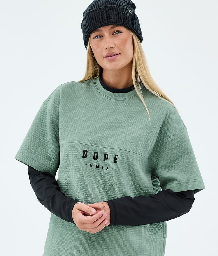 Forge W Maglia Midlayer Donna Faded Green, Image 3 of 6