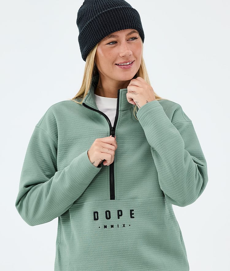 Comfee W Midlayer Sweater Women Faded Green, Image 2 of 5