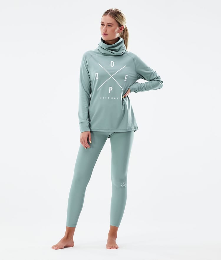 Snuggle W 2021 Top Termiczny Kobiety 2X-Up Faded Green, Zdjęcie 3 z 6