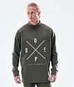Snuggle 2021 Camiseta Térmica Hombre 2X-Up Olive Green