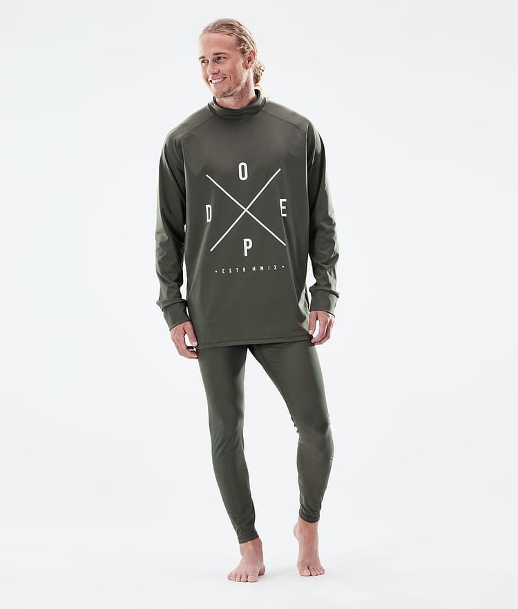Snuggle 2021 Camiseta Térmica Hombre 2X-Up Olive Green, Imagen 3 de 6