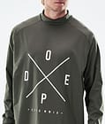 Snuggle 2021 Camiseta Térmica Hombre 2X-Up Olive Green, Imagen 5 de 6