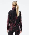 Snuggle W Top Termiczny Kobiety 2X-Up Paint Burgundy, Zdjęcie 2 z 7