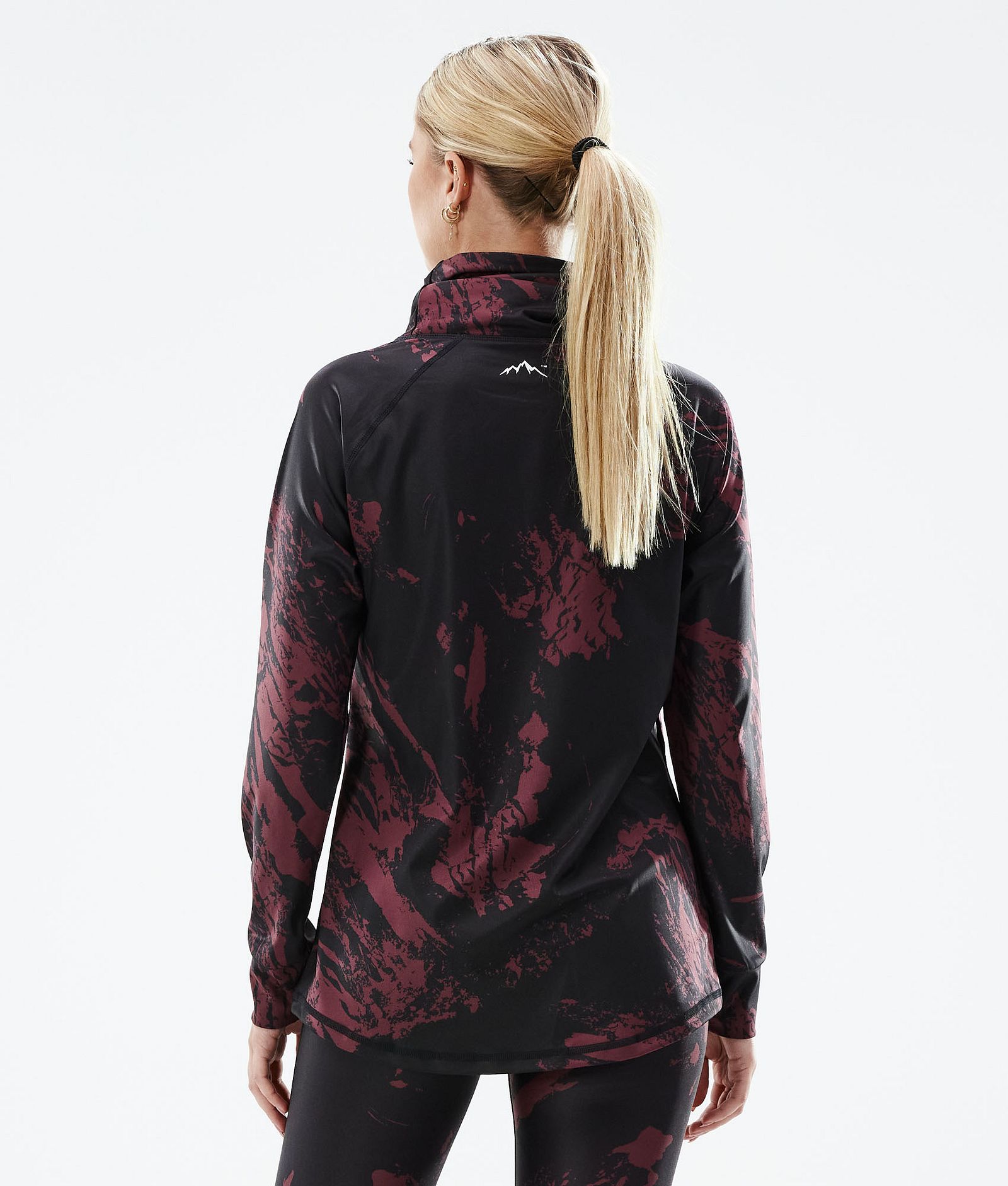 Snuggle W Top Termiczny Kobiety 2X-Up Paint Burgundy, Zdjęcie 2 z 7
