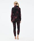 Snuggle W Top Termiczny Kobiety 2X-Up Paint Burgundy, Zdjęcie 4 z 7