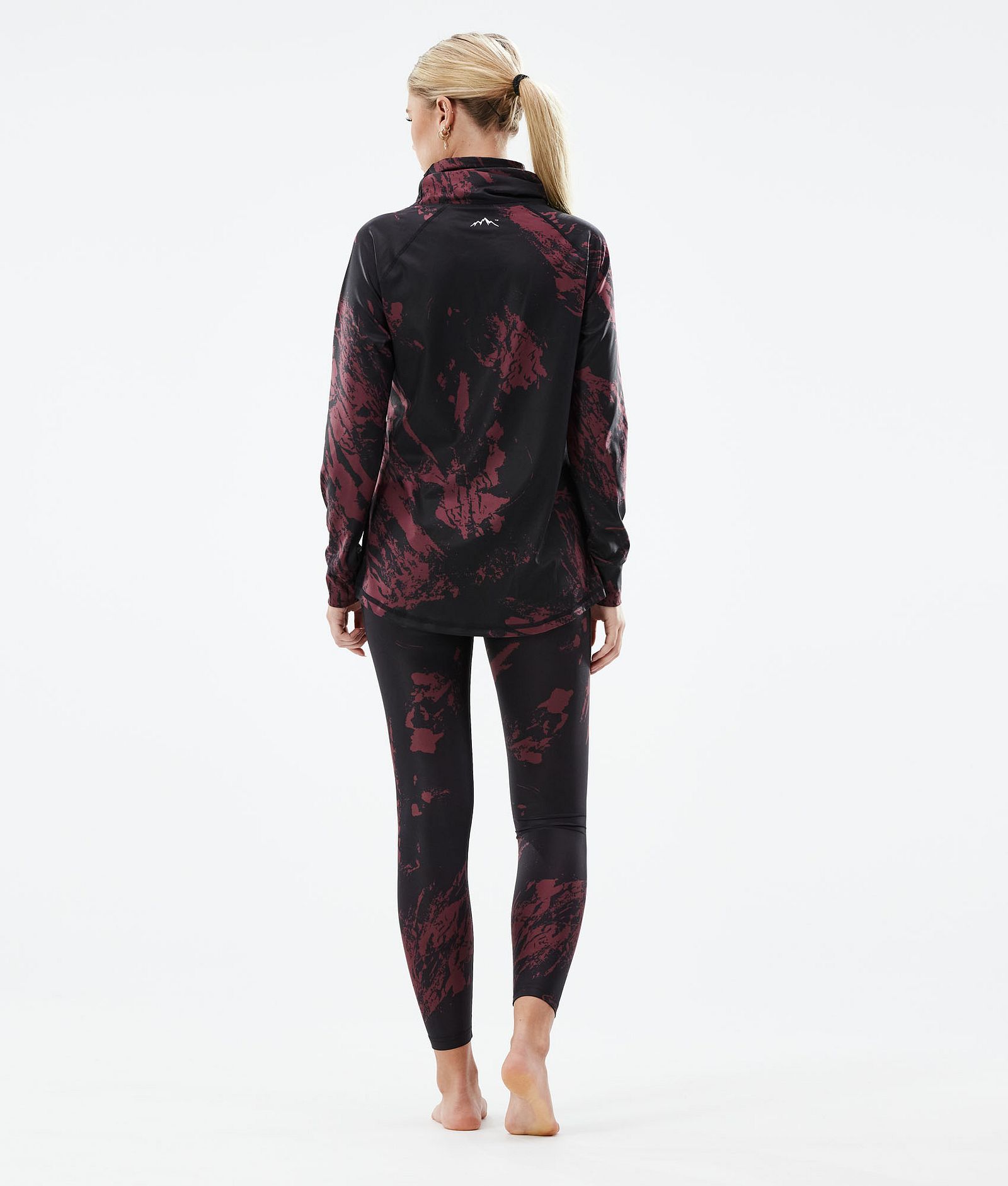 Snuggle W Top Termiczny Kobiety 2X-Up Paint Burgundy, Zdjęcie 4 z 7