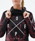 Snuggle W Top Termiczny Kobiety 2X-Up Paint Burgundy, Zdjęcie 6 z 7