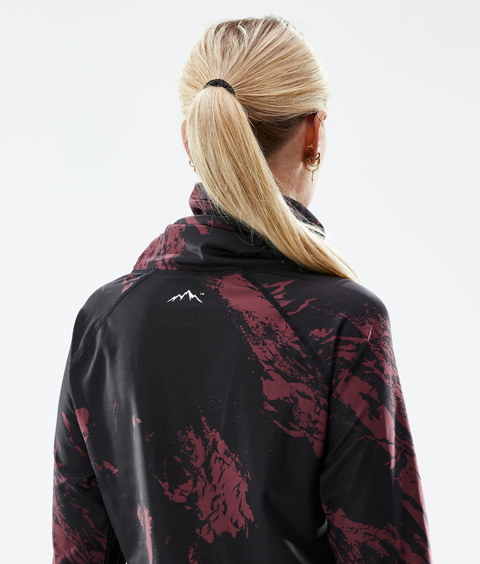 Snuggle W Top Termiczny Kobiety 2X-Up Paint Burgundy, Zdjęcie 7 z 7