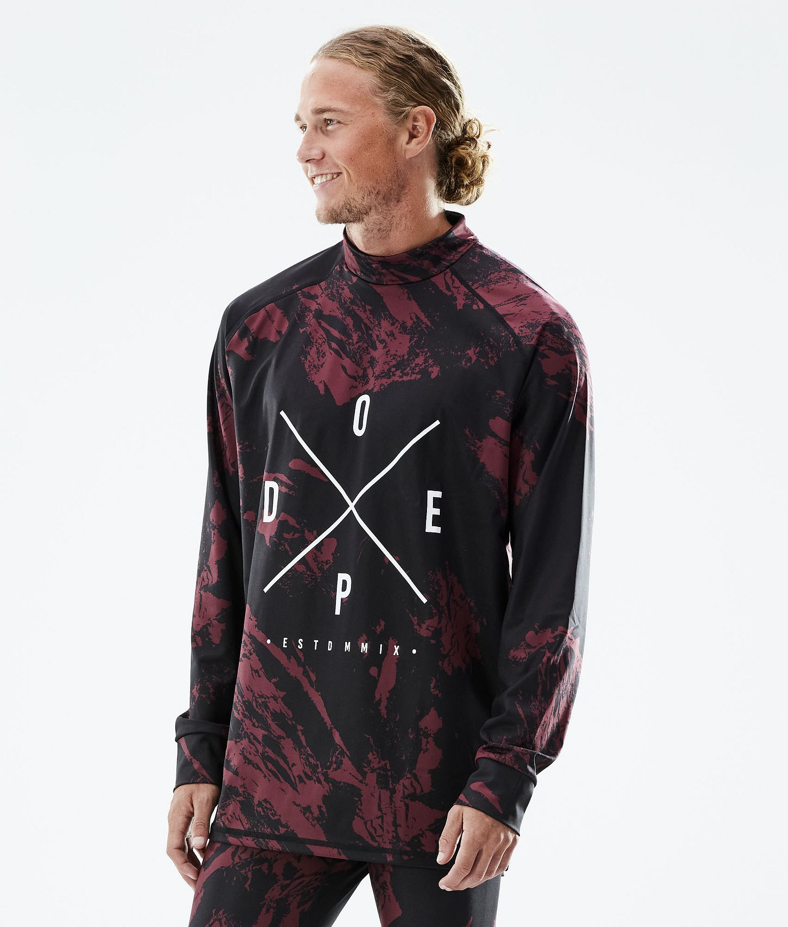 Snuggle Camiseta Térmica Hombre 2X-Up Paint Burgundy, Imagen 1 de 6