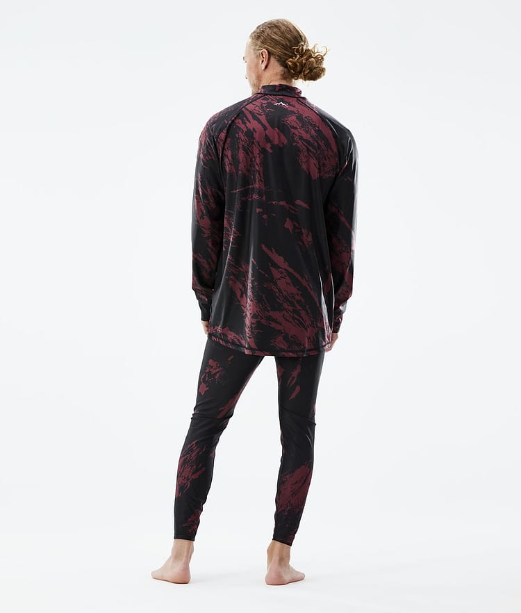 Snuggle Termotričko Pánské 2X-Up Paint Burgundy, Obrázek 4 z 6