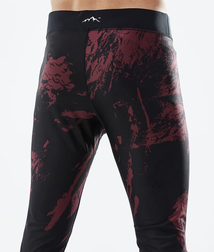 Snuggle Legginsy Termoaktywne Mężczyźni 2X-Up Paint Burgundy, Zdjęcie 6 z 7