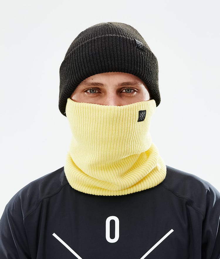 2X-UP Knitted Ochraniacze na Twarz Faded Yellow, Zdjęcie 2 z 3