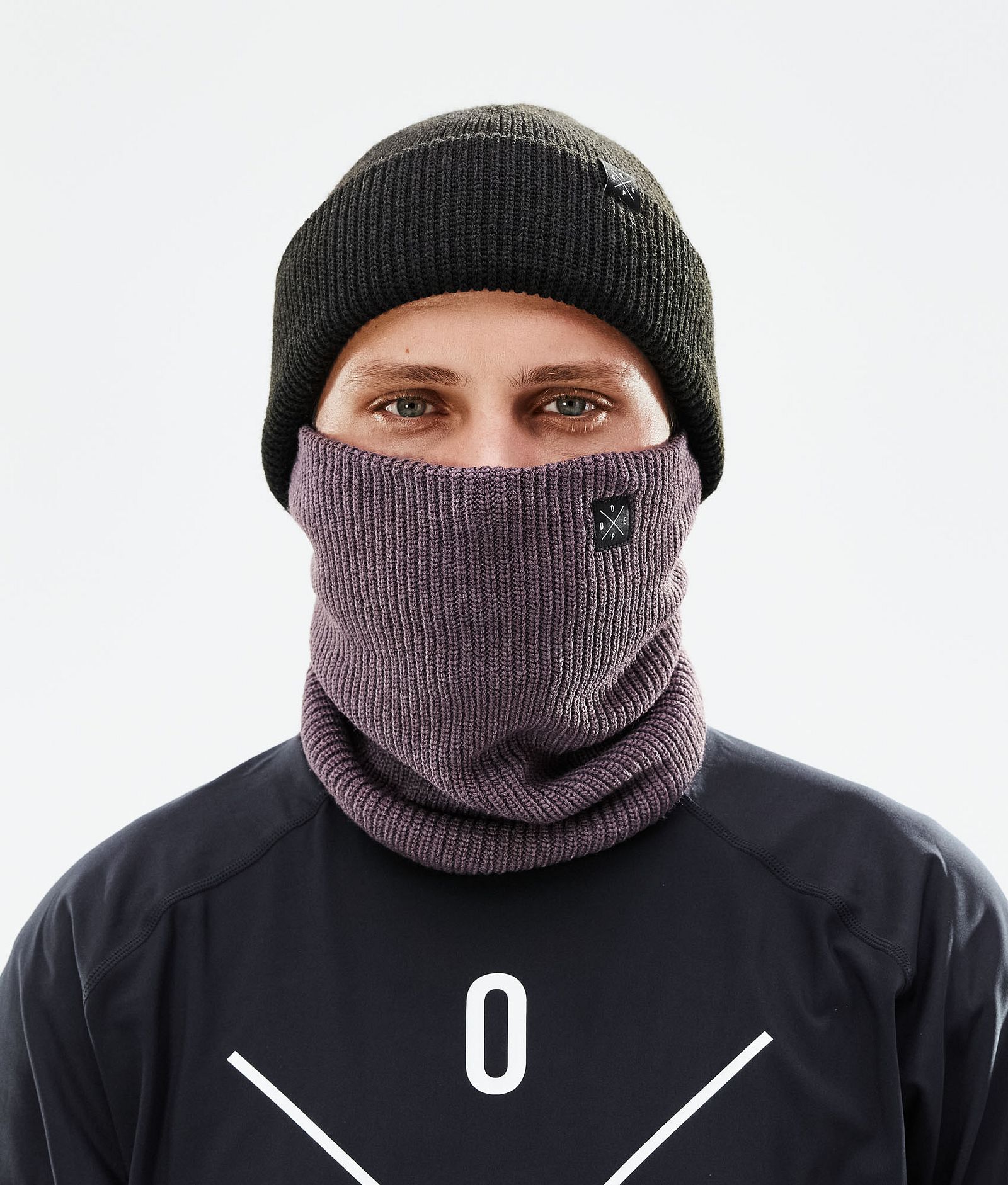 2X-UP Knitted Ochraniacze na Twarz Faded Grape, Zdjęcie 2 z 3