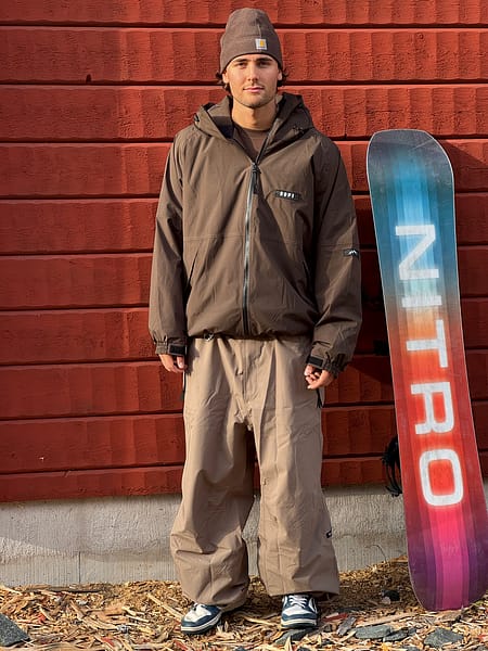 Image 1 of 2 - Gabriel Almqvist Snowboarding