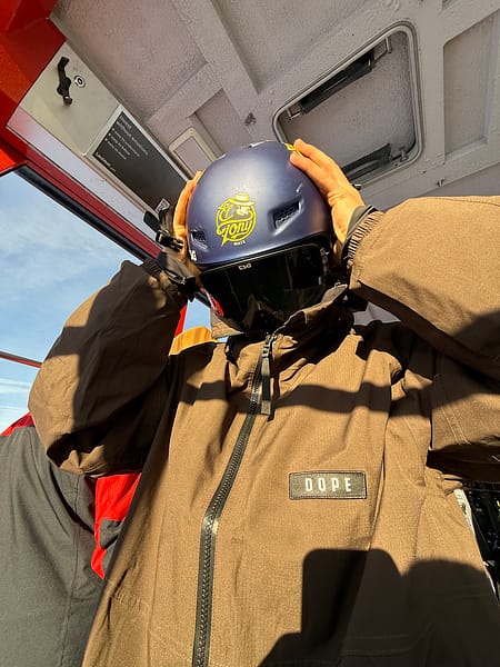 Image 1 of 2 - Juan Bolinger Skiing