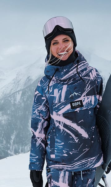 Jacke in einer von Carvings inspirierten Farbvariante