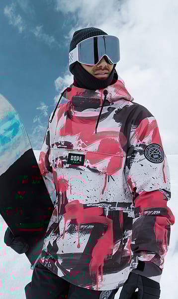 Jacke in einer von Doodle inspirierten Farbvariante