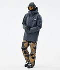 Adept Ski Outfit Herre Metal Blue/Walnut Camo