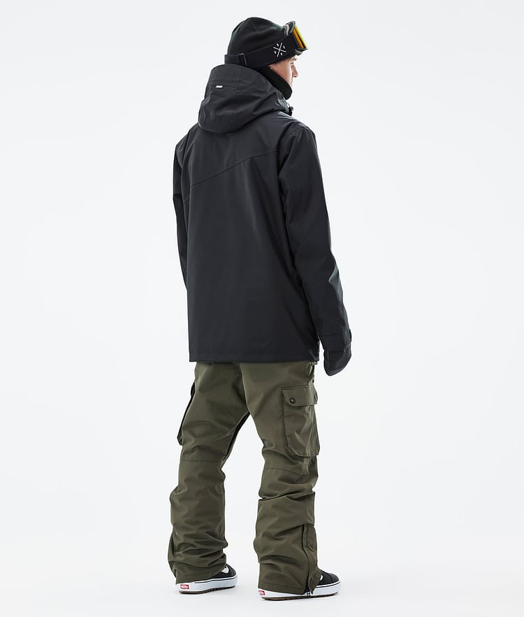 Adept Snowboard Outfit Herren Black/Olive Green