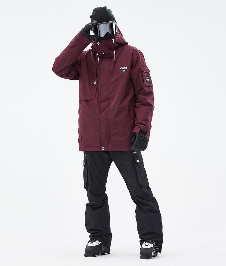 Adept Ski Outfit Men Burgundy/Black, Image 1 of 2