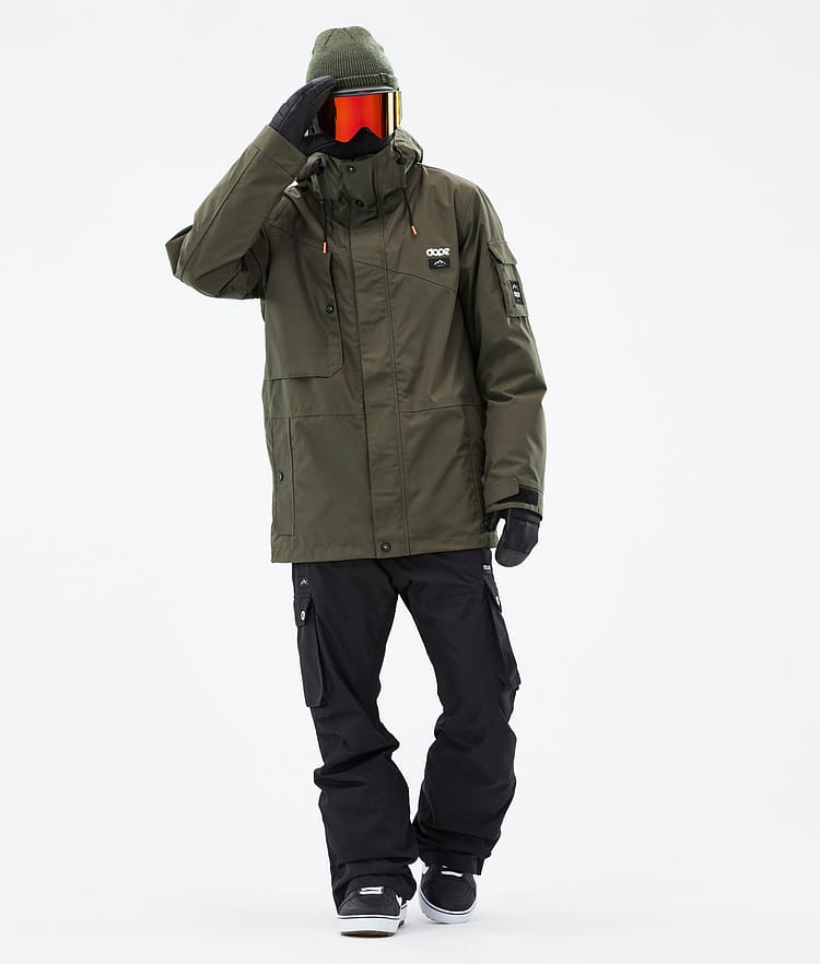 Adept Outfit de Snowboard Hombre Olive Green/Black