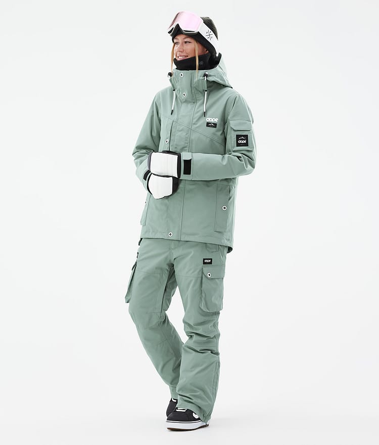 Adept W Snowboard Outfit Damen Faded Green