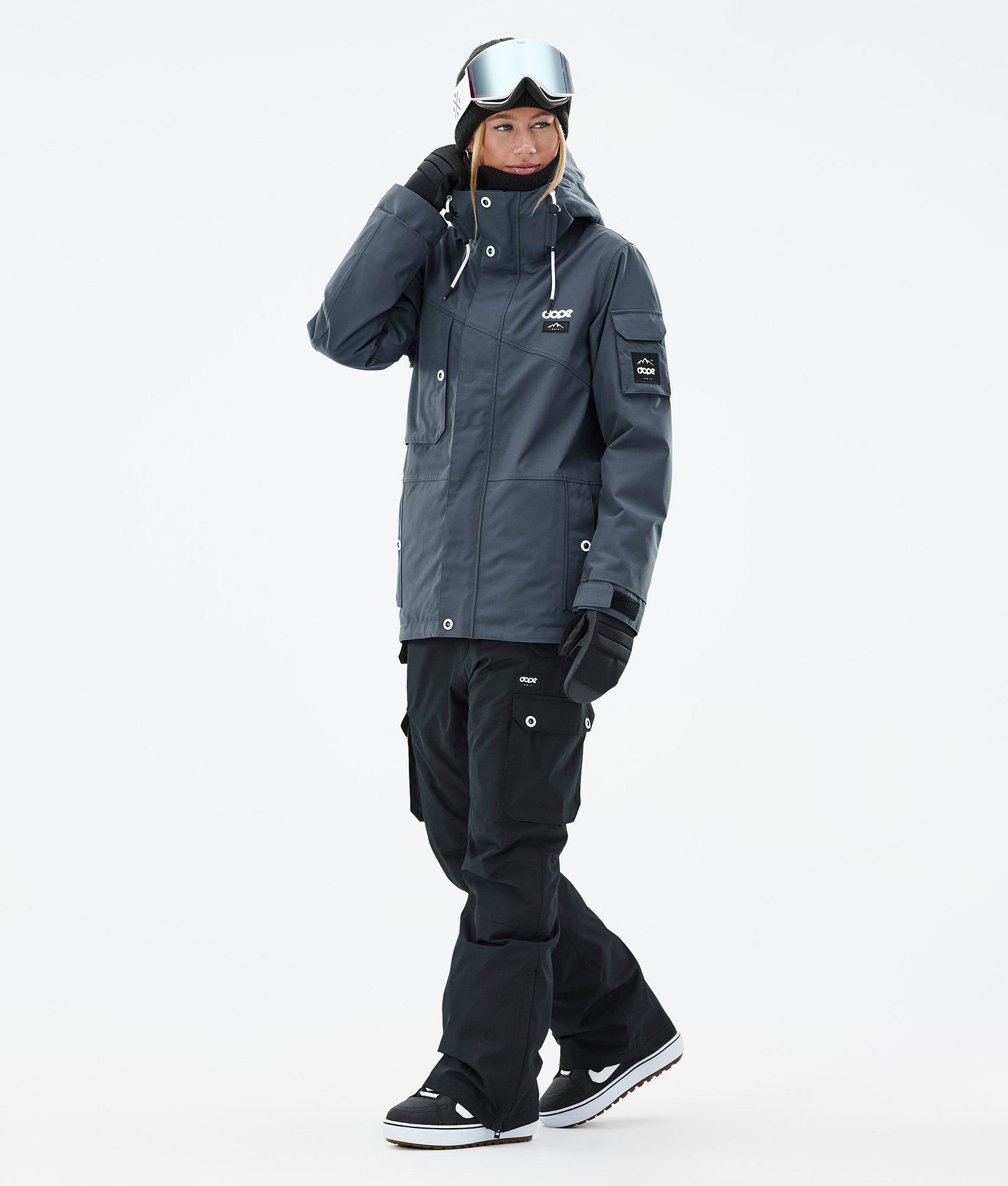 Adept W Snowboard Outfit Damen Metal Blue/Black, Image 1 of 2