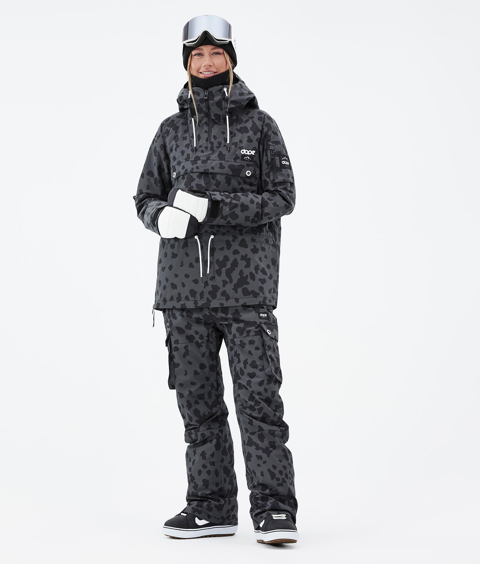Annok W Snowboard Outfit Dame Dots Phantom