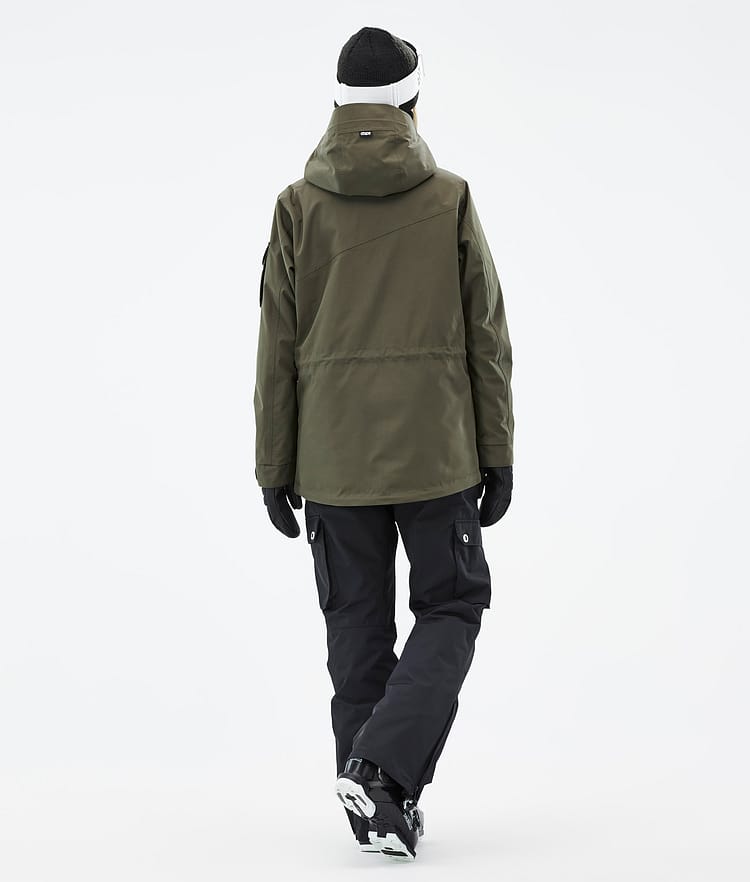 Adept W スキーウェアセット レディース Olive Green/Black, Image 2 of 2