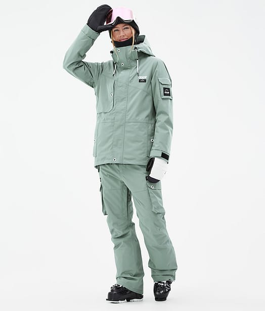 Adept W Ski Outfit Faded Green