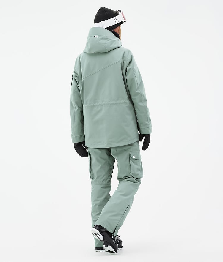 Adept W Ski Outfit Dame Faded Green, Image 2 of 2