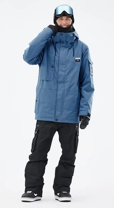 Adept Snowboardoutfit Herre Blue Steel/Black