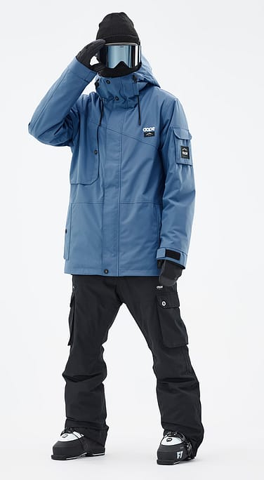 Adept Ski Outfit Men Blue Steel/Black