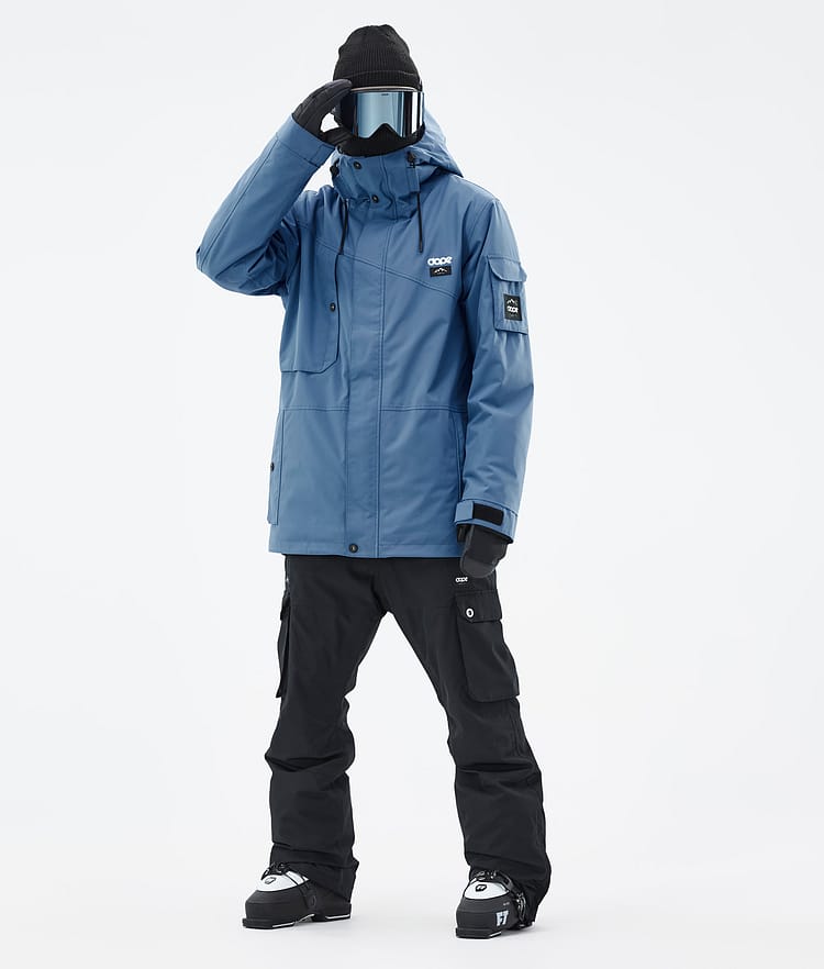 Adept Ski Outfit Men Blue Steel/Black