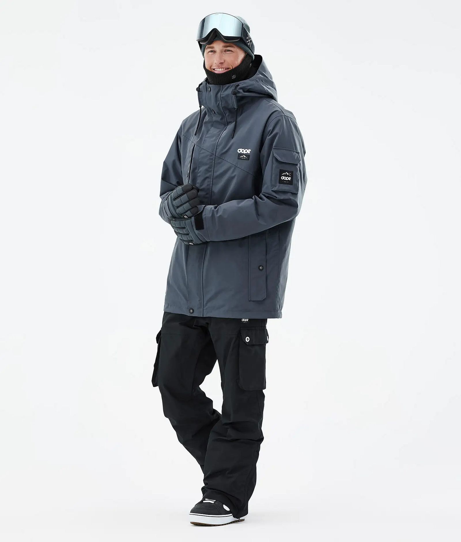Adept Snowboard Outfit Herre Metal Blue/Black