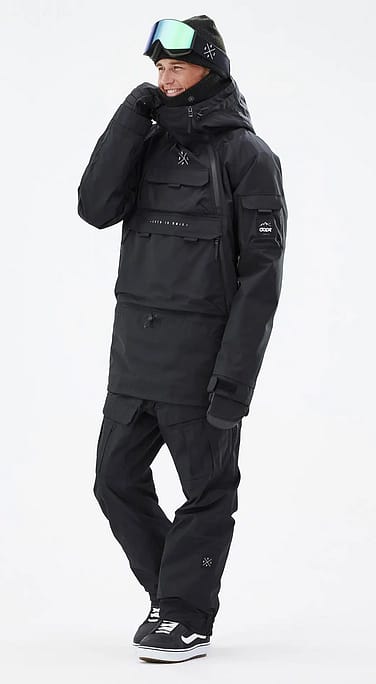 Akin Outfit Snowboardowy Mężczyźni Black