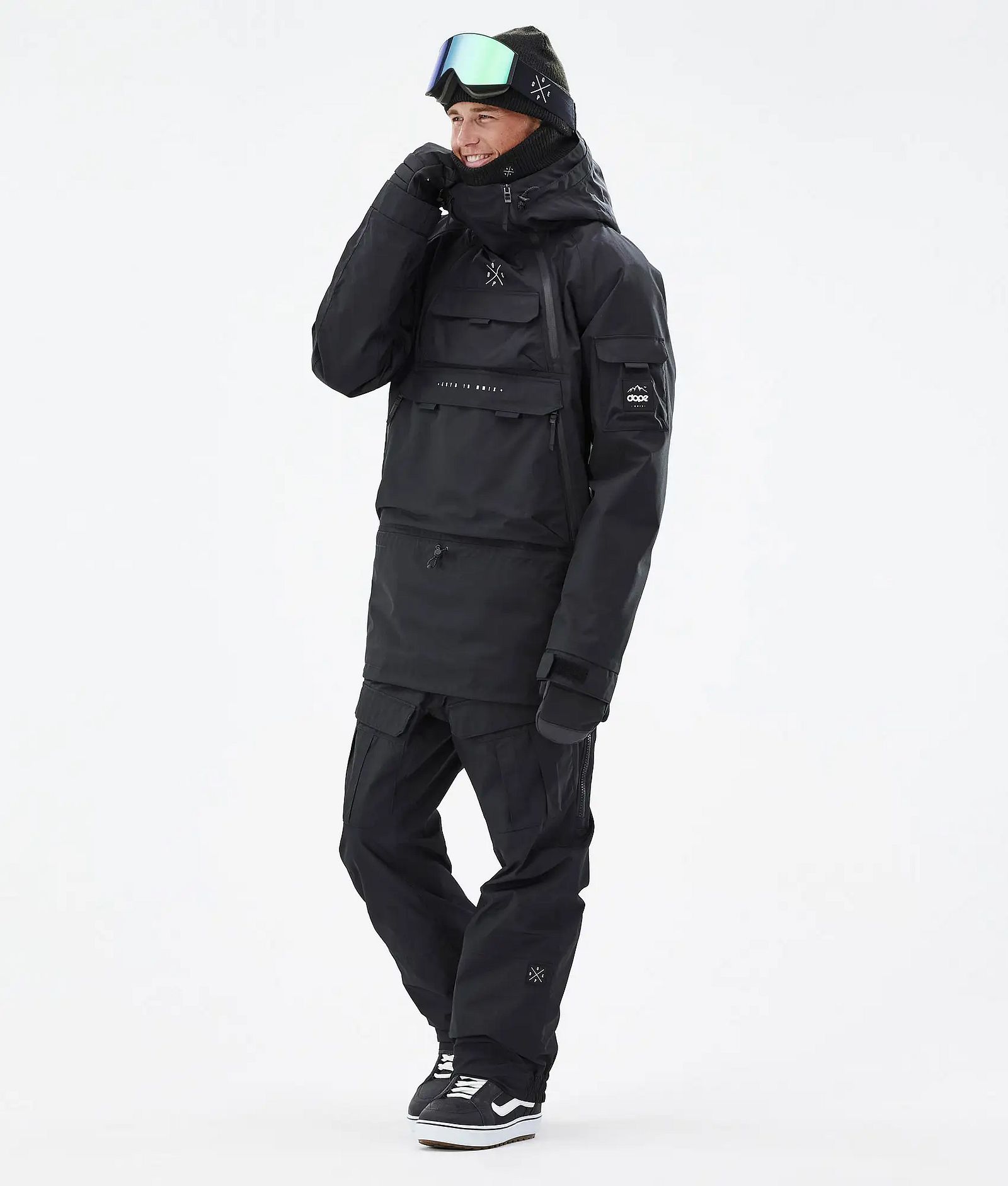 Akin Snowboard Outfit Herre Black