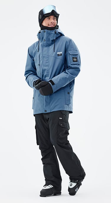 Adept Ski Outfit Heren Blue Steel/Blackout