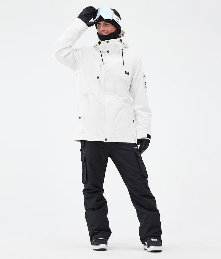 Adept Snowboard Outfit Heren Old White/Blackout