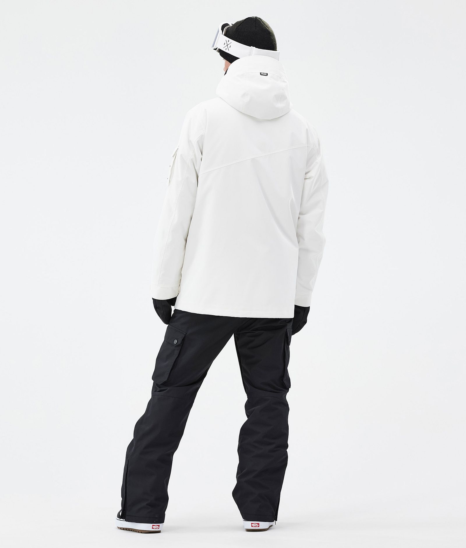 Adept Snowboard Outfit Herre Old White/Blackout