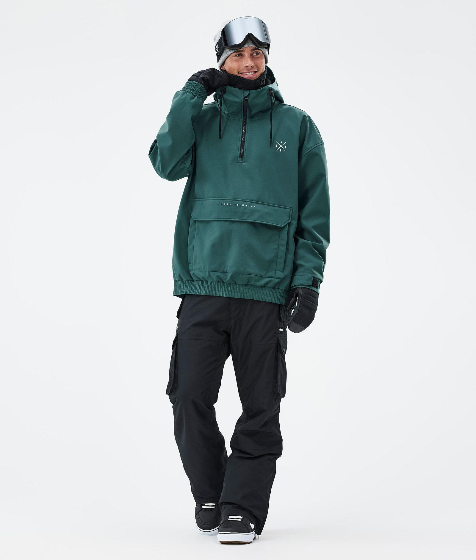 Cyclone Outfit Snowboard Uomo Bottle Green/Blackout