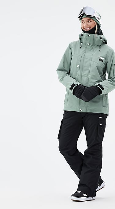 Adept W Snowboardoutfit Dame Faded Green/Black