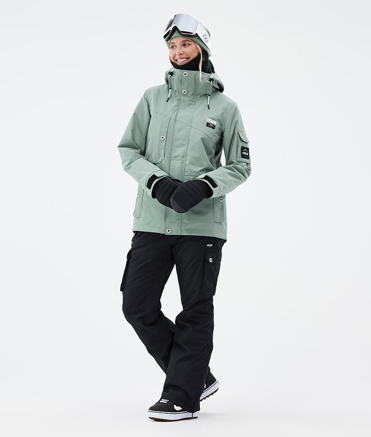 Adept W Snowboard Outfit Dames Faded Green/Black, Image 1 of 2